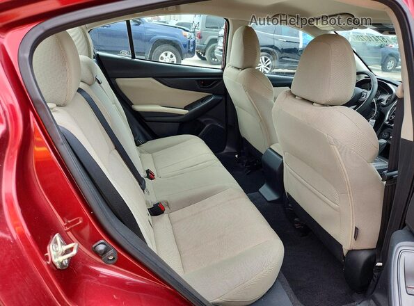 4S3GKAB69J3624668 2018 SUBARU IMPREZA Коричневый Вид задних сидений