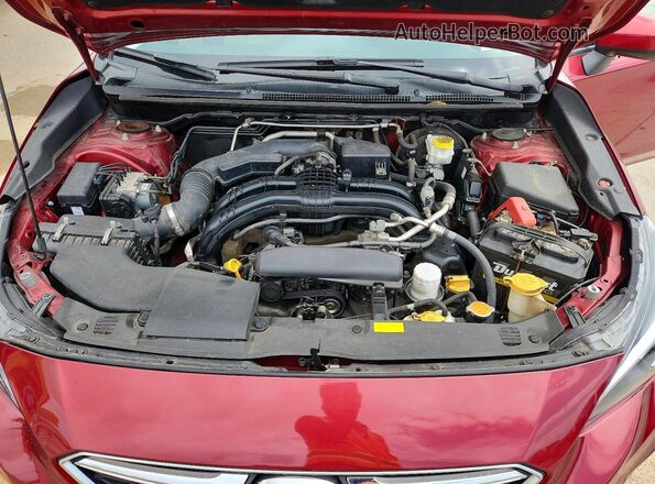 4S3GKAB69J3624668 2018 SUBARU IMPREZA Коричневый Вид задней части салона