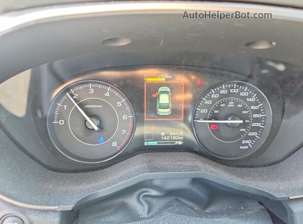 4S3GKAB6XH1617623 2017 SUBARU IMPREZA Black ხელსაწყოთა პანელის ხედი