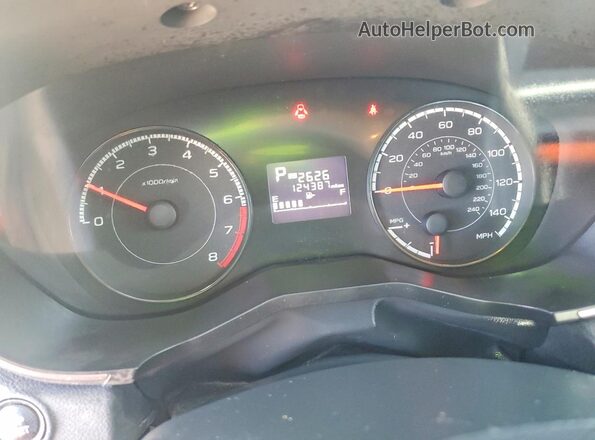 4S3GKAC6XK3624436 2019 SUBARU IMPREZA Silver Вид щитка приладів