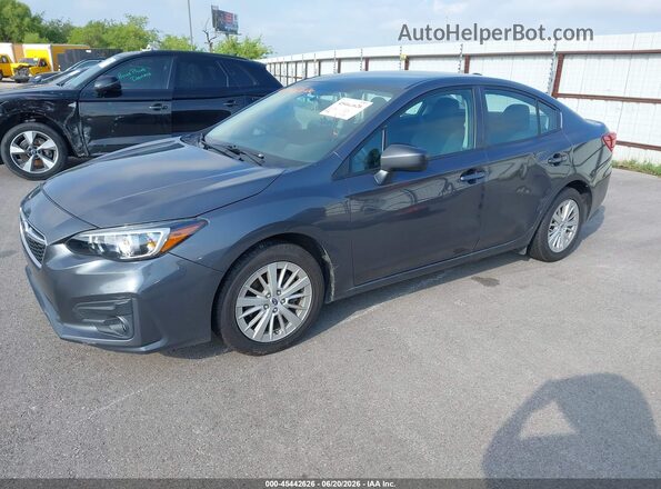 4S3GKAD60J3615063 2018 SUBARU IMPREZA Gray Передня ліва чверть