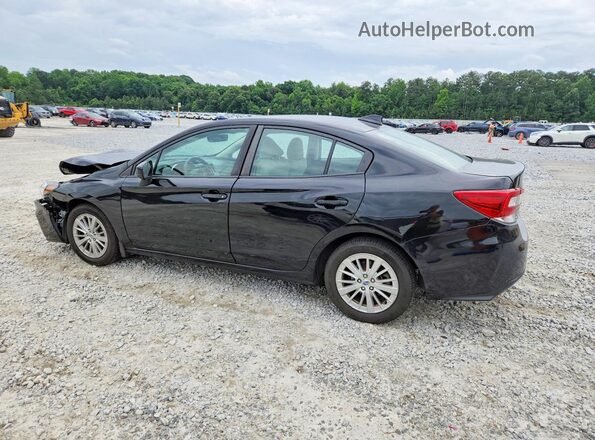 4S3GKAD60J3625494 2018 SUBARU IMPREZA Черный Задняя левая четверть