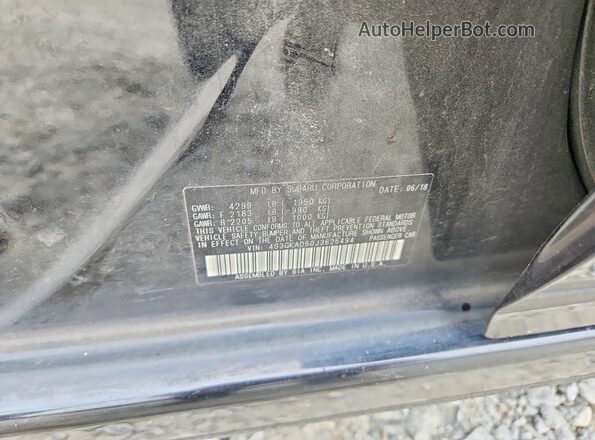 4S3GKAD60J3625494 2018 SUBARU IMPREZA Черный Вид подкапотного пространства