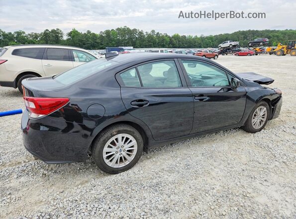 4S3GKAD60J3625494 2018 SUBARU IMPREZA Черный Задняя правая четверть