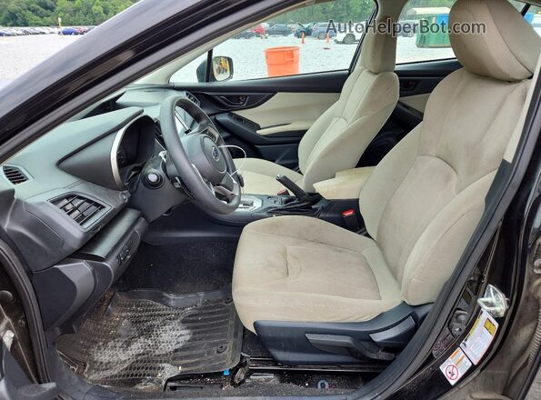 4S3GKAD60J3625494 2018 SUBARU IMPREZA Черный Вид салона спереди