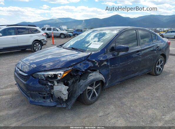 4S3GKAD60L3613610 2020 SUBARU IMPREZA Blue Vista tres cuartos delantera izquierda