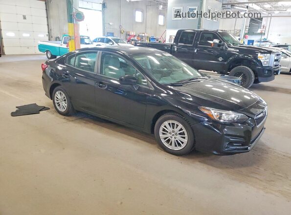 4S3GKAD61J3623351 2018 SUBARU IMPREZA Черный Передняя правая четверть