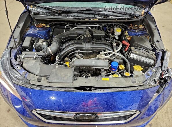 4S3GKAD62J3600631 2018 SUBARU IMPREZA Blue Вид задньої частини салону