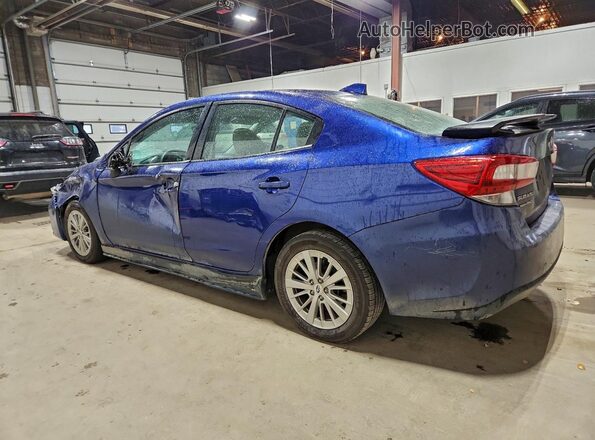 4S3GKAD62J3600631 2018 SUBARU IMPREZA Blue Задня ліва чверть