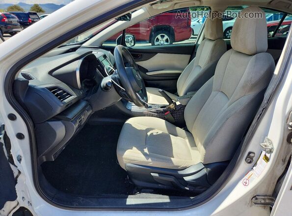 4S3GKAD64H3628151 2017 SUBARU IMPREZA White Vista interior delantera