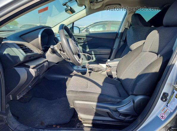 4S3GKAD65H3604120 2017 SUBARU IMPREZA Silver Вид салону спереду