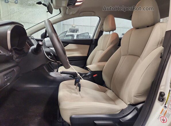 4S3GKAD65K3614735 2019 SUBARU IMPREZA White წინა სალონის ხედი