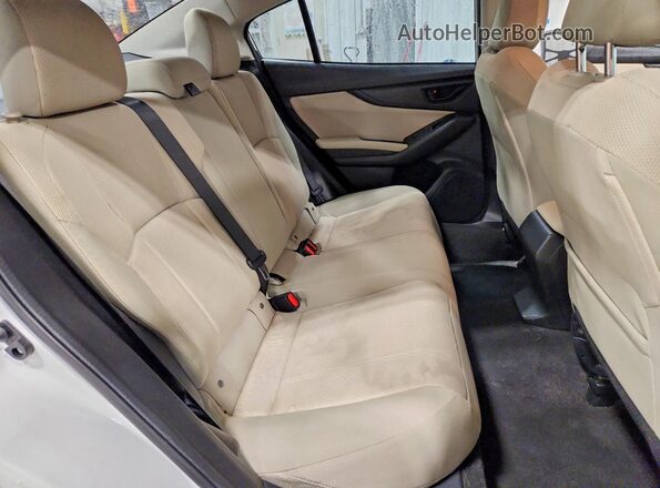 4S3GKAD65K3614735 2019 SUBARU IMPREZA White უკანა სავარძლების ხედი