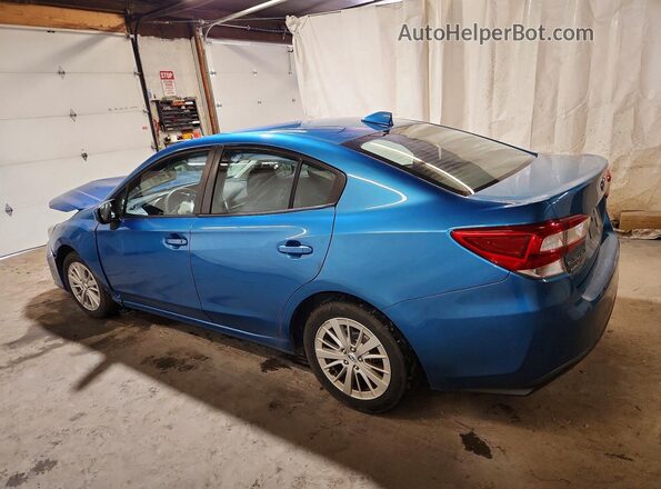 4S3GKAD66J3623068 2018 SUBARU IMPREZA Синий Задняя левая четверть