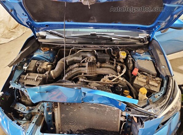 4S3GKAD66J3623068 2018 SUBARU IMPREZA Синий Вид задней части салона