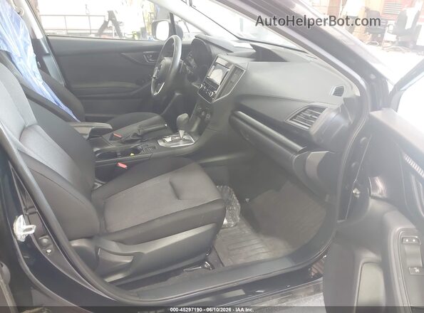 4S3GKAD66M3601205 2021 SUBARU IMPREZA Черный Вид салона спереди
