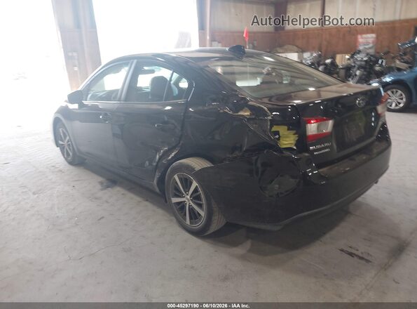 4S3GKAD66M3601205 2021 SUBARU IMPREZA Черный Задняя левая четверть