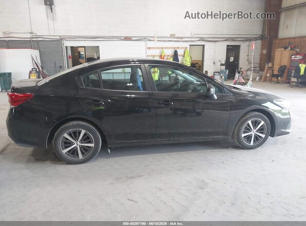 4S3GKAD66M3601205 2021 SUBARU IMPREZA Черный Вид задней части салона