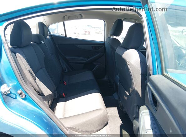 4S3GKAD69J3614235 2018 SUBARU IMPREZA Blue Widok naklejki z numerem VIN