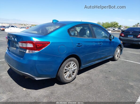 4S3GKAD69J3614235 2018 SUBARU IMPREZA Blue Tył prawy