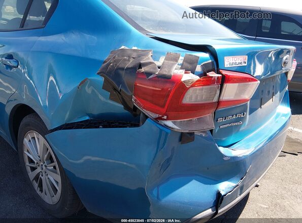 4S3GKAD69J3614235 2018 SUBARU IMPREZA Blue Widok z przodu