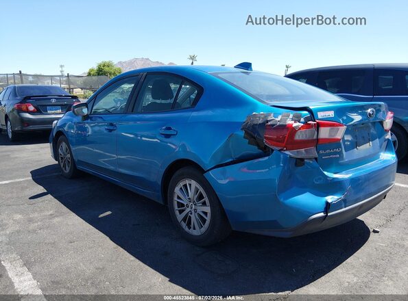 4S3GKAD69J3614235 2018 SUBARU IMPREZA Blue Tył lewy