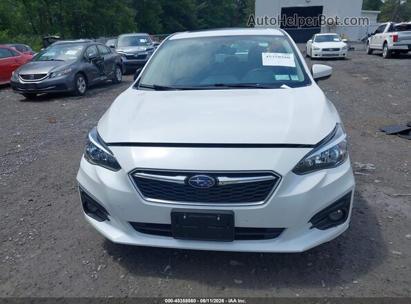 4S3GKAD6XH3610818 2017 SUBARU IMPREZA White Widok zestawu wskaźników