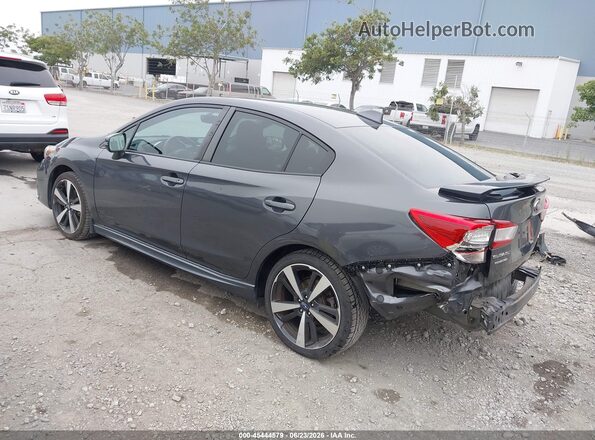 4S3GKAJ61K3626529 2019 SUBARU IMPREZA Gray Trasero izquierdo