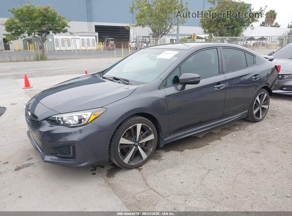 4S3GKAJ61K3626529 2019 SUBARU IMPREZA Gray Vista tres cuartos delantera izquierda