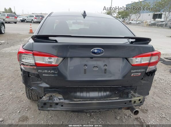 4S3GKAJ61K3626529 2019 SUBARU IMPREZA Gray Vista frontal