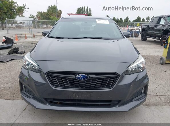 4S3GKAJ61K3626529 2019 SUBARU IMPREZA Gray Vista interior trasera