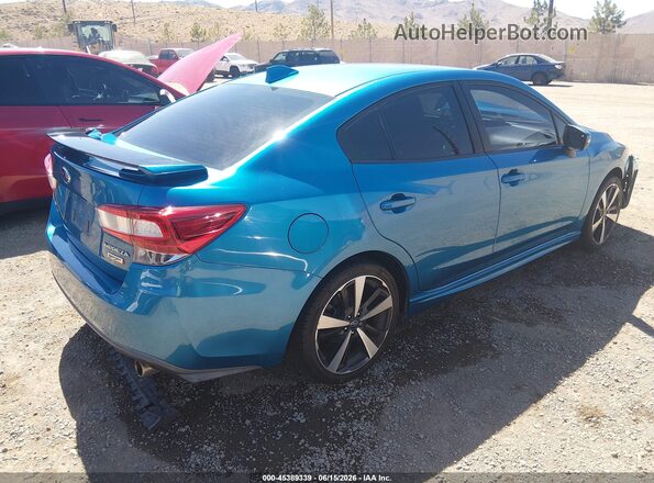4S3GKAJ66K3616319 2019 SUBARU IMPREZA Blue Задня права чверть