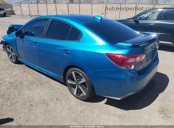 4S3GKAJ66K3616319 2019 SUBARU IMPREZA Blue Задня ліва чверть