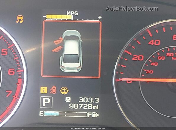 4S3GKAJ66K3616319 2019 SUBARU IMPREZA Blue Вид задніх сидінь