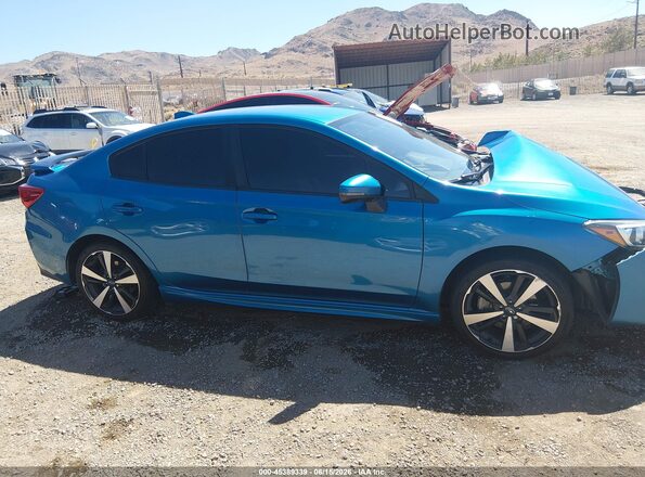 4S3GKAJ66K3616319 2019 SUBARU IMPREZA Blue Вид задньої частини салону