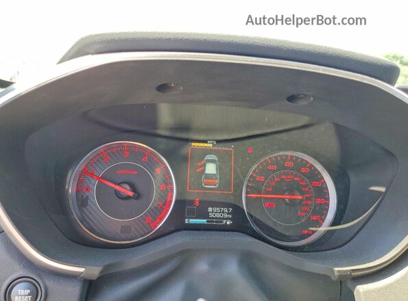 4S3GKAJ67K1623775 2019 SUBARU IMPREZA White Instrument cluster view