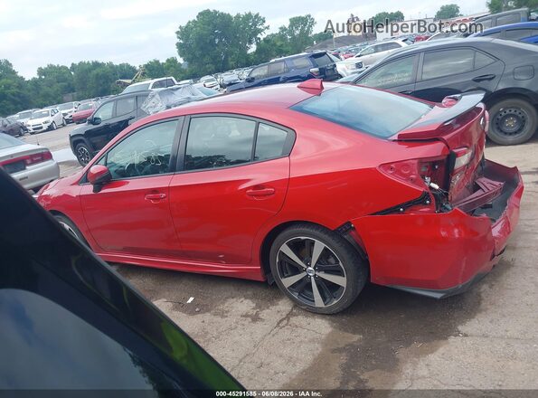 4S3GKAL65H1626048 2017 SUBARU IMPREZA Red 360 interior view