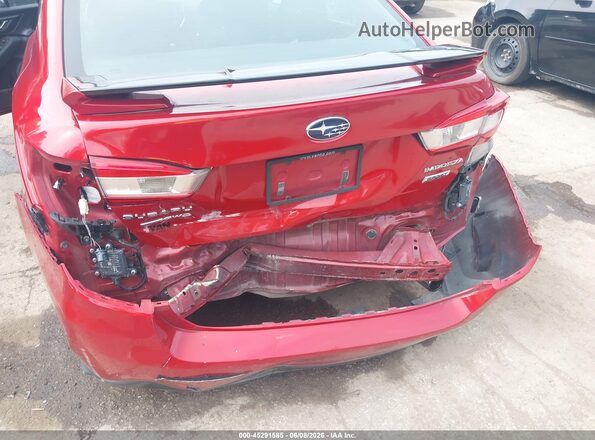 4S3GKAL65H1626048 2017 SUBARU IMPREZA Red Front view