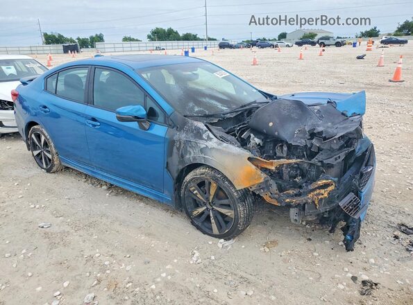 4S3GKAM61K3624355 2019 SUBARU IMPREZA Blue 