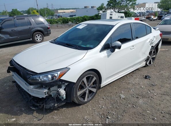 4S3GKAM64H3605680 2017 SUBARU IMPREZA White Vista tres cuartos delantera izquierda