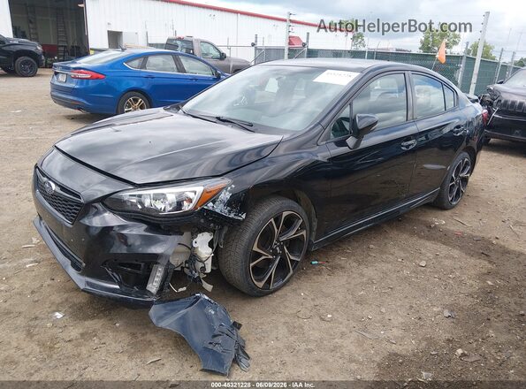 4S3GKAM65H3610144 2017 SUBARU IMPREZA Black 