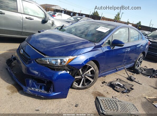 4S3GKAM66P3604156 2023 SUBARU IMPREZA Blue Передня ліва чверть