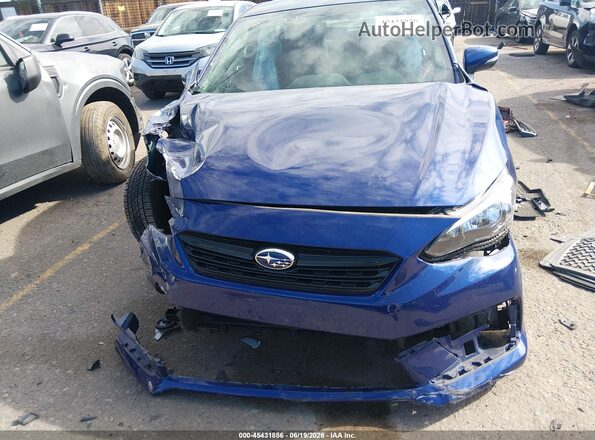 4S3GKAM66P3604156 2023 SUBARU IMPREZA Blue Вид щитка приладів