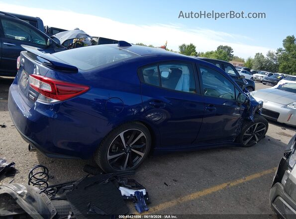 4S3GKAM66P3604156 2023 SUBARU IMPREZA Blue Вид задньої частини салону
