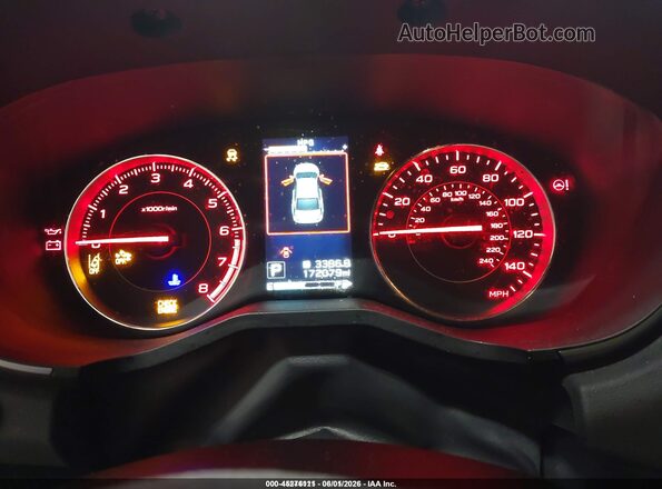 4S3GKAM68H3618951 2017 SUBARU IMPREZA Gray უკანა სავარძლების ხედი