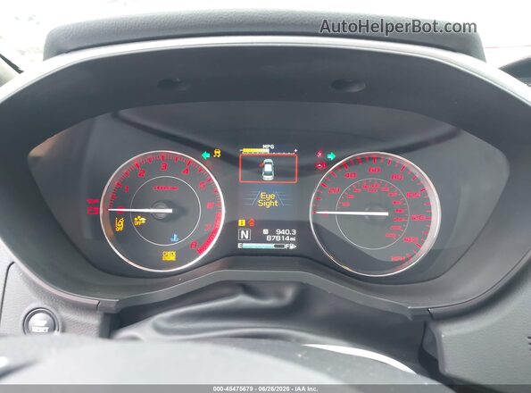 4S3GKAM68M3601979 2021 SUBARU IMPREZA Красный Вид задних сидений