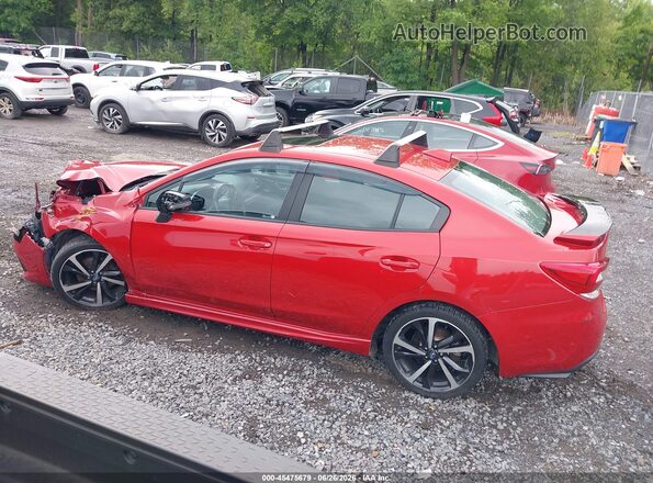 4S3GKAM68M3601979 2021 SUBARU IMPREZA Красный Панорамный вид салона 360°