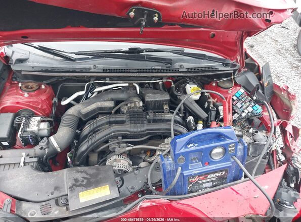4S3GKAM68M3601979 2021 SUBARU IMPREZA Красный Вид сзади