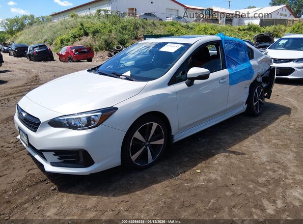 4S3GKAM69M3606396 2021 SUBARU IMPREZA White Przód lewy