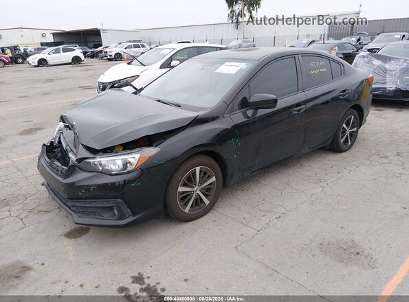 4S3GKAV64P3603070 2023 SUBARU IMPREZA Black წინა მარცხენა ხედი სამი მეოთხედიდან